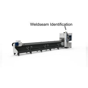 Weldseam Identification Horizontally Mounted Lathe Fiber Laser Cutter Machine