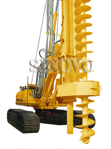 Buy CFA rotary drilling rig TR180W mounted on original CAT base with pull winch system at wholesale prices