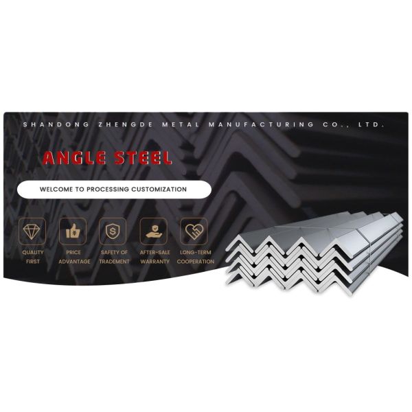 Q235 Q345 SS400 Hot Rolled Structural Steel Angles Perforated Angle Steel Construction Angle Iron with Equal / Unequal Sides