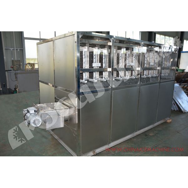 Stainless Steel Ice Cube Machine for Water Ww Pump Blue Brine Provided Supermarket