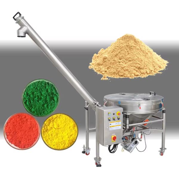 custom Screw elevator, screw conveyor Stainless Steel Vertical Loading Hopper Screw Conveyor Elevator for Corn Wheat Rice Grain