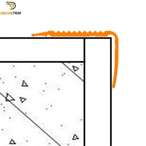 Anodized L Shape Edge Trim , Aluminum 6063 Metal Tile Edging Strip