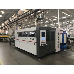 fully enclosed exchange worktable fiber laser cutting machines