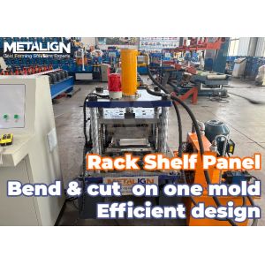 Quality Plastic Film Coated Cold Rack Roll Forming Machine Production Line For Industrial Rack Panels for sale