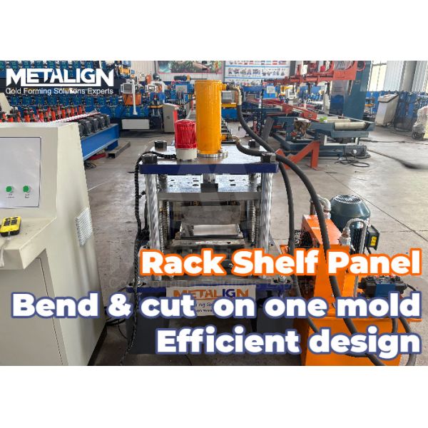 Plastic Film Coated Cold Rack Roll Forming Machine Production Line For