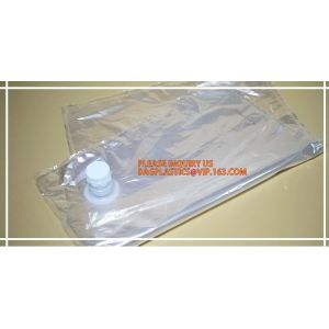 custom aluminium foil plastic packaging bag in box from 1 to 25L in size, for