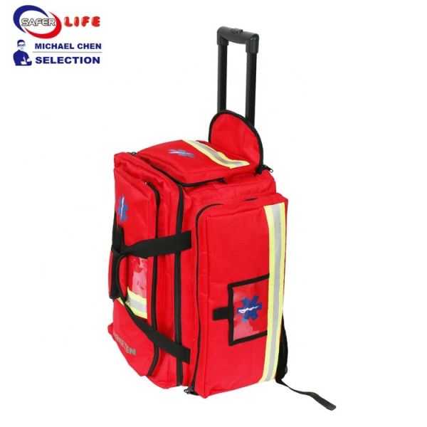 Buy Large Capacity Ambulance EMS Responder Bag Rescue With Trolley Backpack at wholesale prices