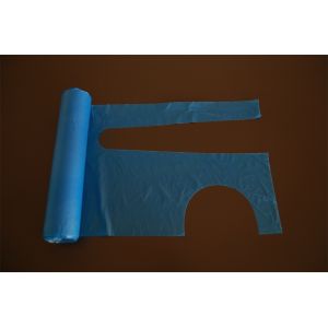 Smooth Surface Disposable Aprons On A Roll / Plastic Throw Away Aprons