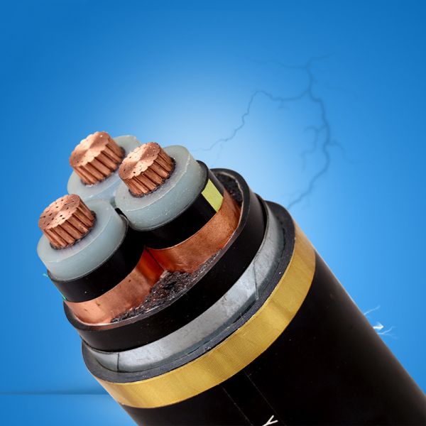 Stranded Conductor Hv Power Cable PVC Jacket 5x6mm2 Underground Electrical Wire