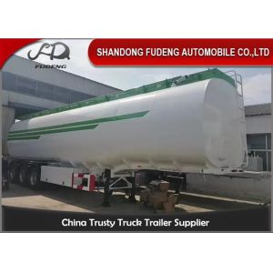 China 42000 Liters 6 Compartments Aluminum Fuel Transfer Trailer on sale