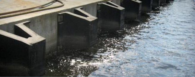 Anti - Aging Arch Rubber Marine Dock Bumpers Easy Installation For Port And Wharf