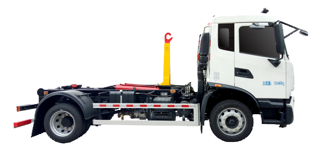 Diesel 17m3 10.5ton Detachable Garbage Truck Refuse Collection Hooklift Truck