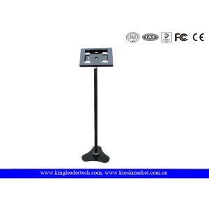 Security Ipad Kiosk Enclosure Rotatable Bracket , Triangle Base