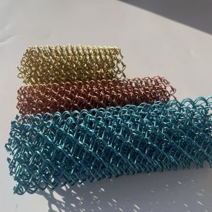 Stainless Steel Alulinum Material Cascade Coil Drapery Wire Mesh Curtains