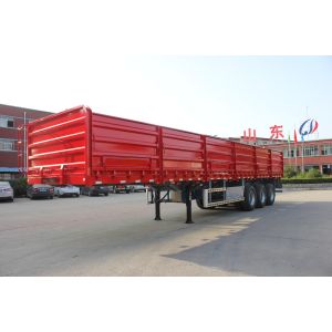 Container and Cargo Carrier 3/4 Axles Bulk Cargo Sidewall Semi Trailer with