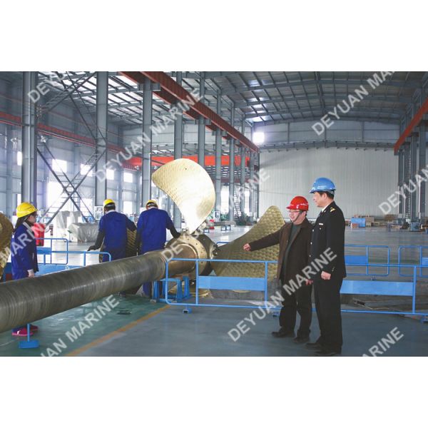 Copper Controllable Boat Parts , Pitch Propeller Marine Propulsion Engine