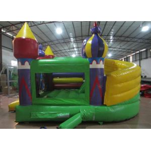 Simple Garden Bouncy Castle Double Stitching , Digital Printing Infant Bounce