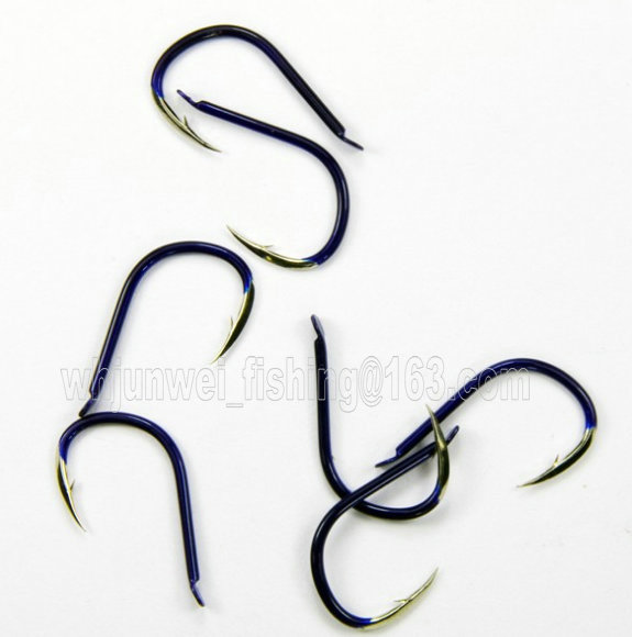 Gold , black,silver, blue,brown Muti-colors fishing hooks