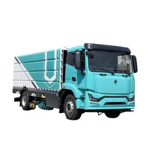 China 18T Durable Road Sweeper Truck Washing and Sweeping Electric Truck on sale