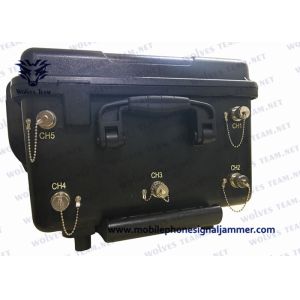 High Power Portable Cell Phone Signal Vehicle Bomb Jammer With DDS Convoy