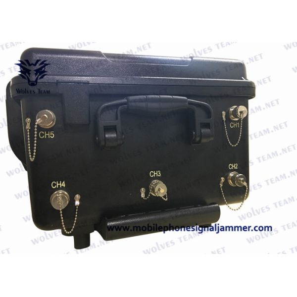 High Power Portable Cell Phone Signal Vehicle Bomb Jammer With DDS Convoy