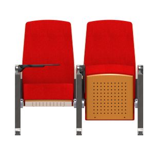 Plywood Surface Conference Theater Cinema Seats With Premium Fabric