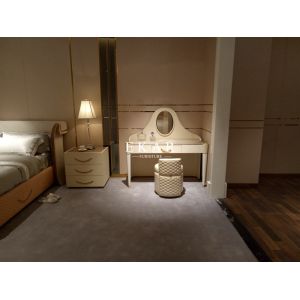 High End White Elegant Design Bedroom Dressing Table With Mirror