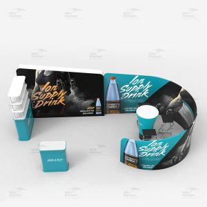 Aluminum Quick Build Exhibition Display Trade Show Booth UV Resistant