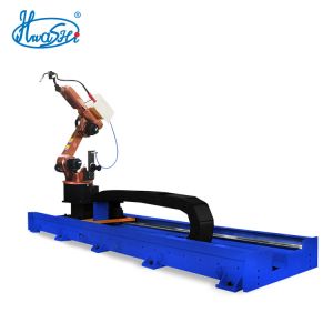 HWASHI 6 Axis Industrial Welding Robot , Professional High Efficiency Industrial