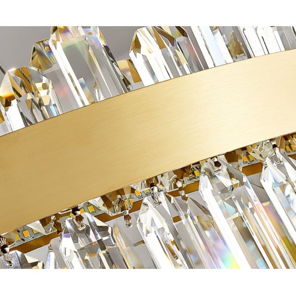 110V 240V E12 E14 Brushed Stainless Steel Entryway Chandelier Lighting For Dining Room