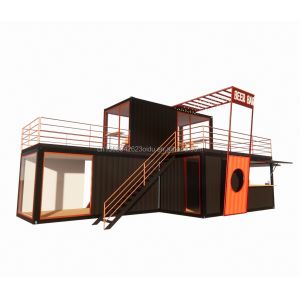 Steel Structure Prefab Cabin Luxury Container House with Galvanized Steel