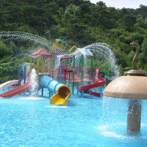 OEM Fiberglass Kids' Water Playground System, Swimming pool Play Equipment