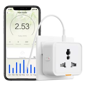 Buy cheap Tuya Universal Socket Type-C outlet 16A WiFi RF433 Travel Adapter Tuya Smart from wholesalers
