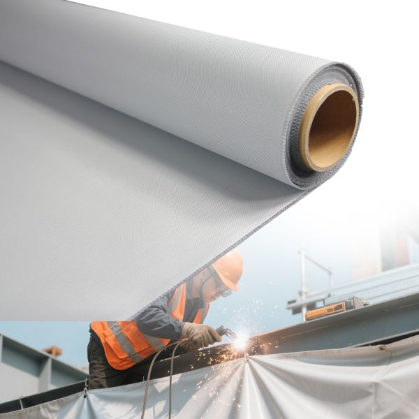 Buy Sewable PU Coated Fiberglass Fabric with 460 g/sqm Weight for Custom Thermal Insulation Solutions at wholesale prices