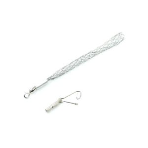 Silvery White Sling Bus Drop Wire Mesh Cable Grip with Customized Size