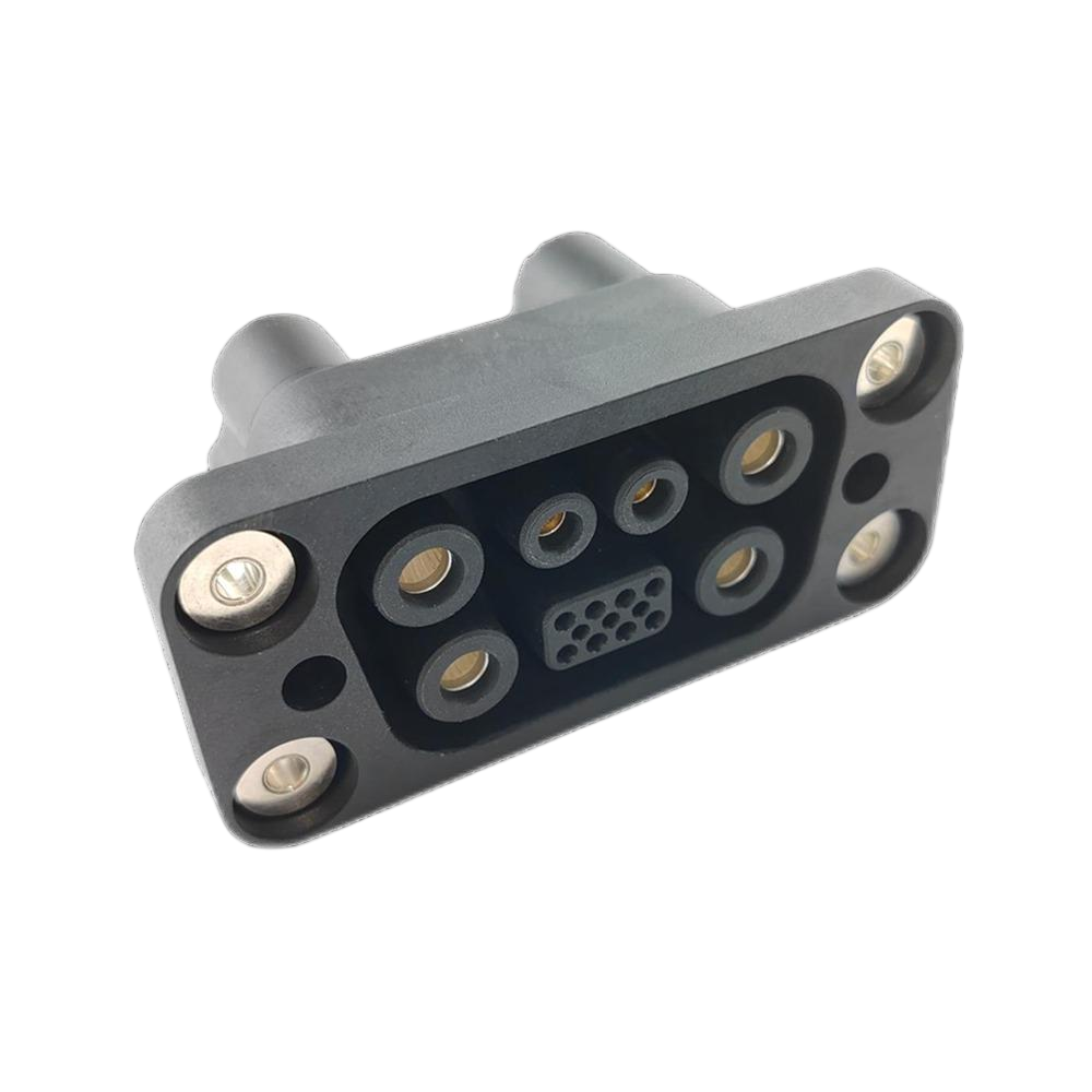 Neopower 240A/120A Stacked Energy Storage Connector Set | 1500V DC Plug & Floating Receptacle