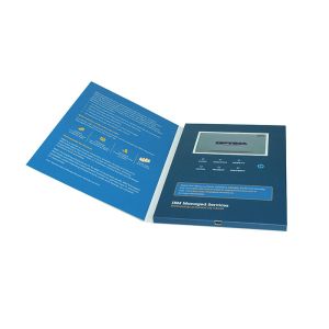 Promotion Gifts Lcd Video Brochure Event Invitation Cards With Screen And