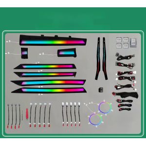 Ambient lights Streamer dynamic +saddle fiber for Honda Civic(2016-2021)