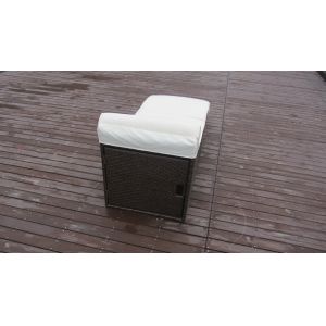 Adjustable Resin Wicker Lounge Chair Set , Beach Chaise Lounge