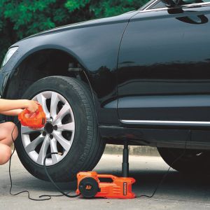 Quality 3 in1 electric jack with impact wrench inflating pump for sale