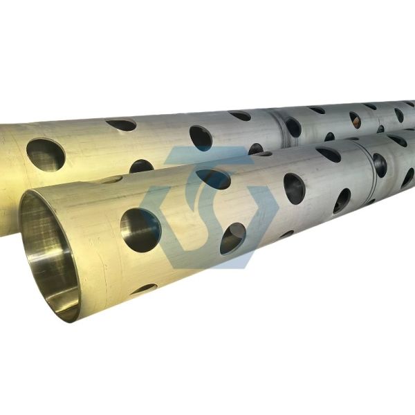 API 5CT Hot Water Geothermal Hot Spring Well Dewatering Metal Laser Slotted Screen Pipe Downhole Oil Sand Control Geological Spiral Slotted