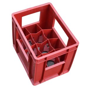 15-Bottle Plastic Soda Water And Beer Crate With 4-Side Handles Wholesale 12 15