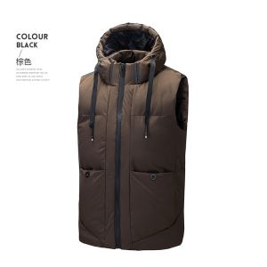 New arrival JC wind cotton padding vest coat men s warm vest jacket custom logo