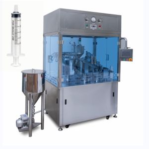 Pre Filled Plastic Flush Syringe Filling And Capping Machine For Liquid Or Gel