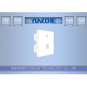Quality ABS Case PoE Wall Mountable Wireless Access Point With WiFi Switch Button for sale