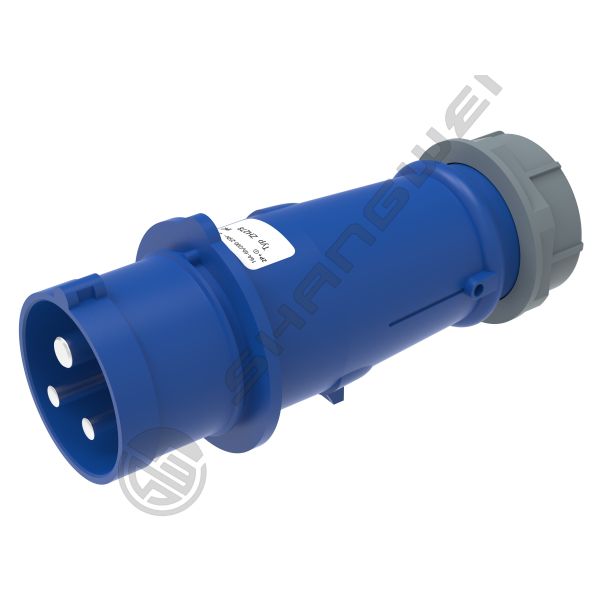 IP44 Industrial CEE/IEC Industrial Plug Connector 16A 6H 250V Dustproof 2P+E Industrial Socket 3P Female Male Plug