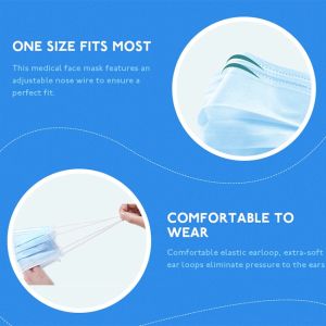 99% Protection Nonwoven Nose Clip Fda Approved Face Masks