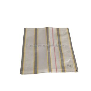 Woven PE Tarpaulin with Coated Stripes Rainproof Dustproof Waterproof Sun