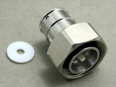 Customized RF connector male 4.3-10 Mini-DIN connector soldering type for 1/2"