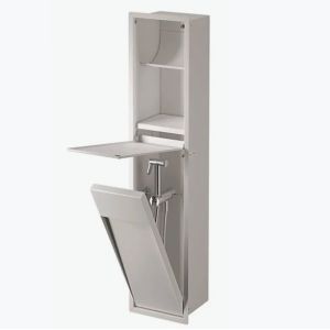 Brushed Stainless Steel Restroom Niche for Toilet Paper Waterproof and Rust